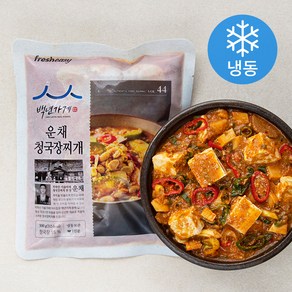 [로켓프레시] 프레시지 백년가게 운채 청국장찌개 (냉동), 500g, 1개