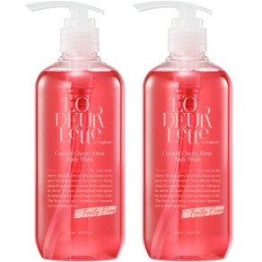 로더렛 인 잉글랜드 컬러핏 체리 플뢰르 바디 워시 프루티 플로럴, 500ml, 2개