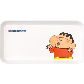 YUYU 짱구는 못말려 직사각접시, 혼합색상, 1개