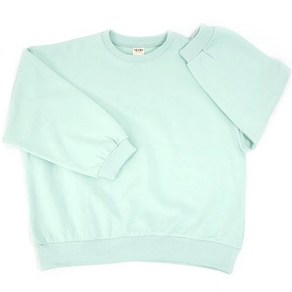 바브키즈 여아용 기본 컬러 맨투맨, 멜란지, 19호, 1개