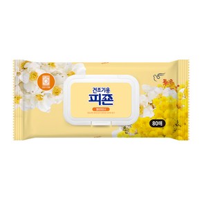 피죤 건조기용 오리지널 시트 섬유유연제 옐로미모사 본품, 80매입, 1개
