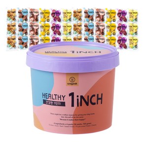 와그작 반려동물 건강한 1인치 버라이어티팩 건조간식 36p, 720g, 1세트