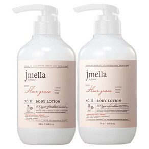 제이멜라 인 프랑스 플뢰르 그레이스 바디 로션 리치 앤 피오니향, 500ml, 2개
