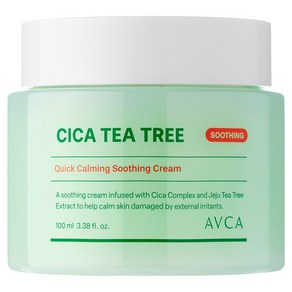 아브카 퀵 카밍 시카 티트리 리밸런싱 수딩 크림, 1개, 100ml