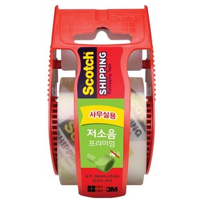 스카치 저소음 프리미엄 포장용 테이프 48mm x 20m, 투명, 1개