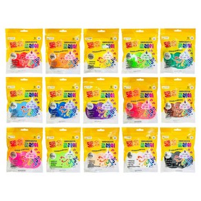 티니월드 뽀송클레이 15종 세트, 혼합색상, 50g, 1세트