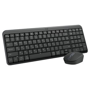 로지텍 MK250 무선키보드 마우스 세트, 920-013568, 그래파이트, 일반형
