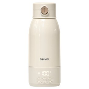 꿈비 휴대용 100도 가열 무선 분유포트, 500ml