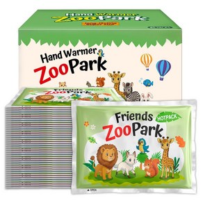 인라이프 국내제조 포켓형 ZooPark 핫팩, 1개