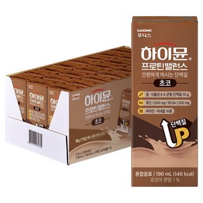 프로틴 밸런스 음료 초코, 190ml, 24개
