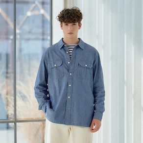 리바이스 남성용 클래식 워커 빌리 라이트 샴브레이 셔츠 19587-0276