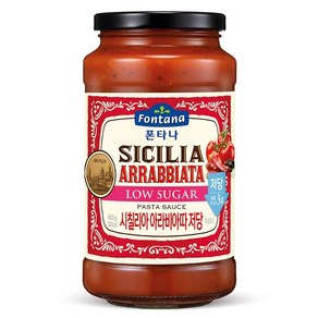 폰타나 시칠리아 아라비아따 저당 파스타 소스, 600g, 1개