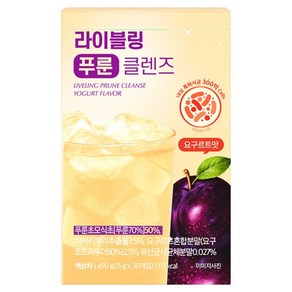 라이블링 푸룬 클렌즈 요구르트맛 30p, 450g, 1개