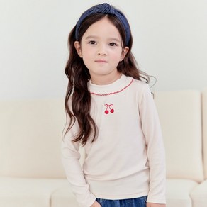 베베쥬 러블리 체리 골지 티셔츠