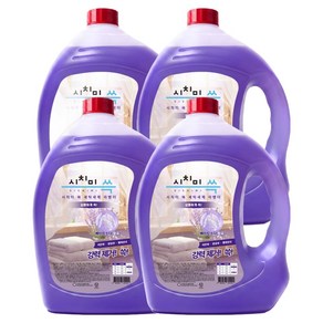 시치미 쓱 라벤더향 중성 세탁세제, 2.5L, 4개