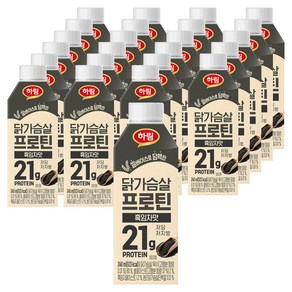 하림 닭가슴살 프로틴음료 흑임자맛, 24개