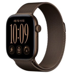 Apple 2026 애플워치 시리즈 12, 라이트 골드, 42mm, GPS, 알루미늄, 샌드 스포츠 밴드, M/L, 1개