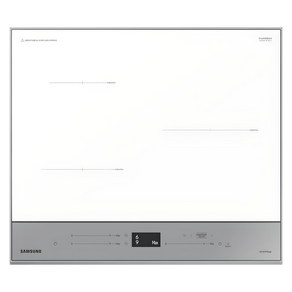삼성전자 비스포크 인덕션 3구, NZ63D650BXE(화이트 + 글램 그레이), 빌트인