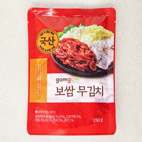 [로켓프레시] 곰곰 보쌈 무김치, 150g, 1개