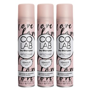 코랩 퍼퓸 드라이 샴푸 오리지널, 200ml, 3개