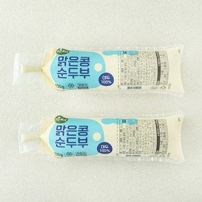 [로켓프레시] 맑은물에 맑은콩 순두부, 400g, 2개