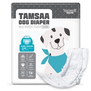 탐사 강아지 기저귀 남아용, 초소형, 30개입, 1팩