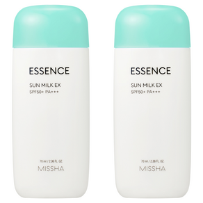 미샤 올 어라운드 세이프 블록 에센스 선 밀크 EX SPF50+ PA+++, 70ml, 2개