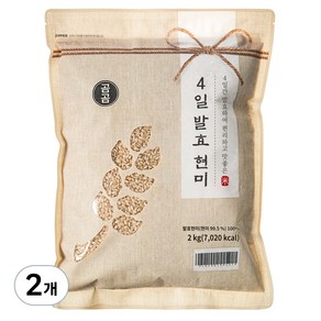 곰곰 4일 발효 현미, 2kg