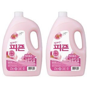 피죤 레귤러 섬유유연제 핑크로즈 본품, 3L, 2개