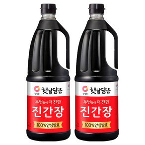 햇살담은 두번달여더진한 진간장, 1.7L, 2개