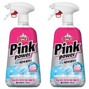 홈스타 핑크파워 욕실 찌든때 클리너, 750ml, 2개 - 욕실세정제