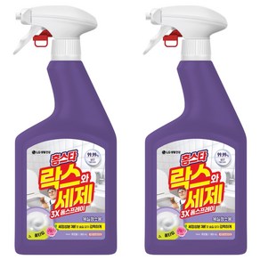 홈스타 락스와세제 3X 폼스프레이 후로랄 욕실청소용, 900ml, 2개