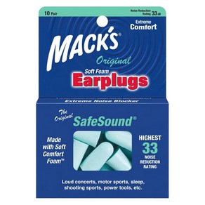 Macks 오리지널 귀마개, 1개, 20개입