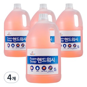 비타할로 폼 솝 핸드워시 대용량 리필, 4 L