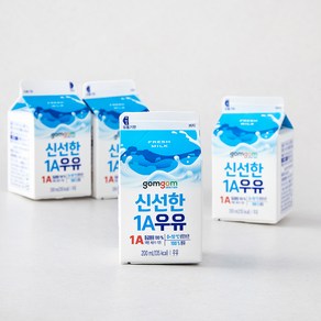 곰곰 신선한 1A 우유, 200ml, 4개