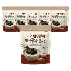 이반장 광천 새우멸치 돌자반볶음, 40g, 5개