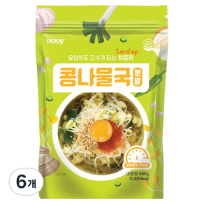 아이엠소스 콩나물국 분말, 500g, 6개