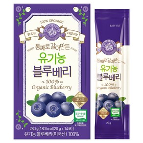 홀베리 통째로 갈아만든 유기농 블루베리, 20g, 14개