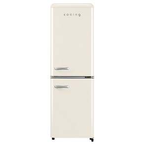 쿠잉전자 레트로 147L 2도어 냉장고 방문설치, REF-C153C