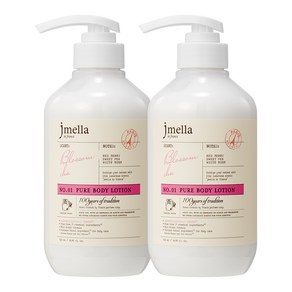제이멜라 인 프랑스 퓨어 블러썸 츄 바디 로션, 500ml, 2개