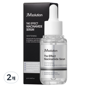 제이엠솔루션 더 이펙트 나이아신아마이드 미백 세럼, 30ml, 2개