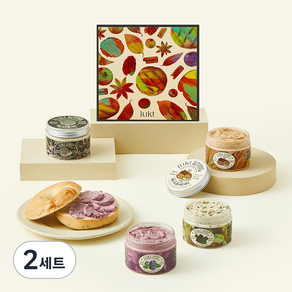 LUKT 버터 4종 선물세트, 350g, 2세트