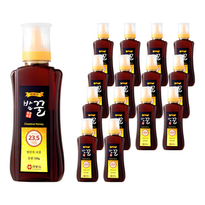 지리산한봉영농조합 국내산 밤꿀, 500g, 15개