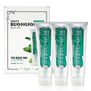 덴티본조르노 구취케어 치약, 170g, 3개