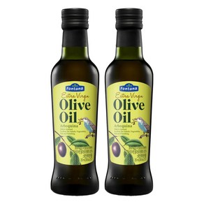 폰타나 엑스트라버진 올리브유 아르베끼나, 250ml, 2개