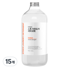 STOCK 아웃도어 세탁세제 본품, 1L, 15개