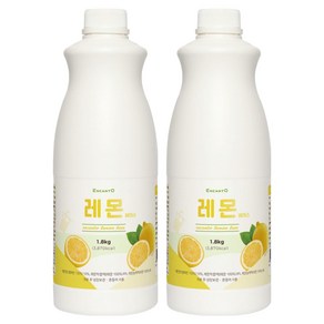 엔아이에프 엔칸토 레몬 베이스, 1.8kg, 2개