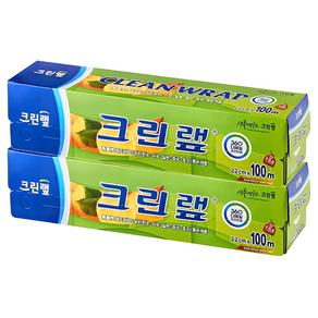 크린랩 위생랩 22cm x 100m 2개 폴리에틸렌 일반커터