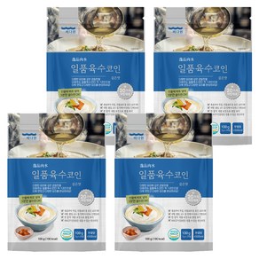 바다원 일품 육수코인 깊은맛 20p, 100g, 4개