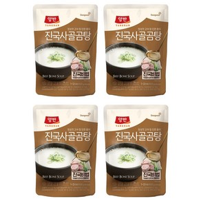 양반 진국 사골곰탕, 500g, 4개